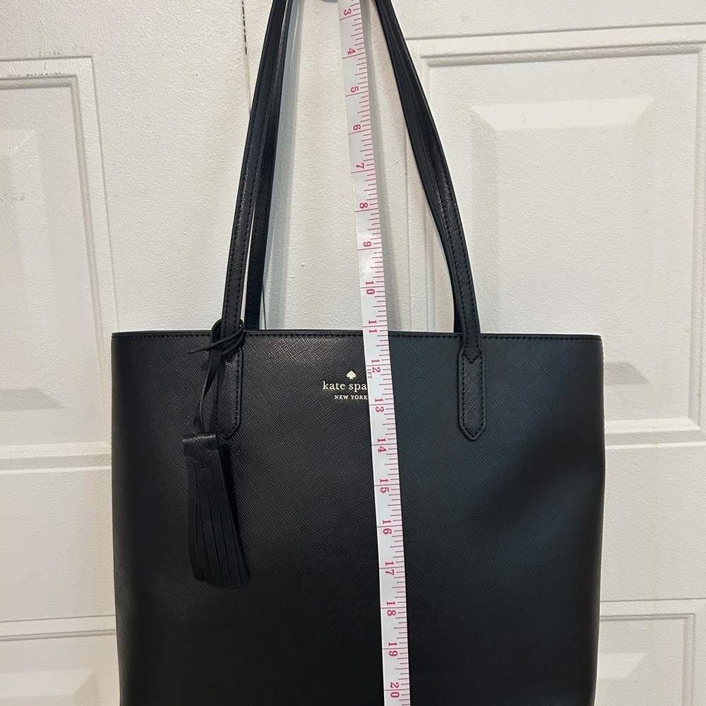 Kate Spade Black Tote Bag with Minimalist Design. Wallet included. - Picture 4 of 13